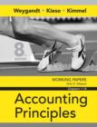 Image for Accounting Principles : Chapters 1-18  : Working Papers