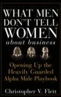 Image for What men don&#39;t tell women about business  : opening up the heavily guarded alpha male playbook