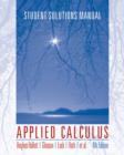 Image for Applied calculus, fourth edition: Student solutions manual