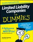 Image for Limited liability companies for dummies