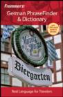 Image for Frommer&#39;s German Phrasefinder and Dictionary