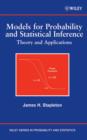 Image for Models for probability and statistical inference: theory and applications