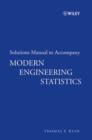 Image for Modern engineering statistics