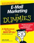 Image for E-mail marketing for dummies