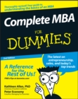 Image for The complete MBA for dummies