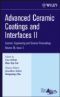 Image for Advanced ceramic coatings and interfaces II  : ceramic engineering and science proceedingsVolume 28,: Issue 3
