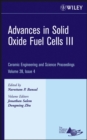 Image for Advances in solid oxide fuel cells III  : ceramic engineering and science proceedingsVolume 28,: Issue 4