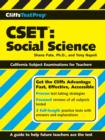 Image for CliffsTestPrep CSET: social science