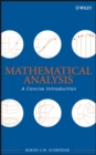 Image for Mathematical analysis: a concise introduction
