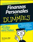 Image for Finanzas Personales Para Dummies