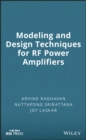 Image for Modeling and design techniques for RF power amplifiers