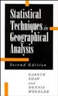 Image for Statistical Techniques in Geographical Analysis