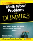 Image for Math word problems for dummies