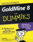 Image for GoldMine 8 for dummies
