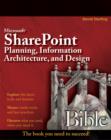 Image for Microsoft SharePoint planning, information architecture and design bible