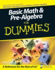 Image for Basic math &amp; pre-algebra for dummies