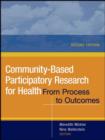 Image for Community-based participatory research for health  : from process to outcomes