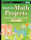 Image for Hands-on math projects with real-life applications: Grades 3-5