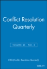Image for Conflict Resolution Quarterly, Volume 25, Number 2, Winter 2007