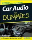 Image for Car audio for dummies