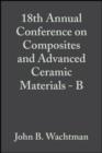 Image for 18th Annual Conference on Composites and Advanced Ceramic Materials - B: Ceramic Engineering and Science Proceedings, Volume 15, Issue 5 : 178