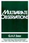 Image for Multivariate observations