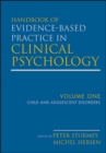 Image for Handbook of Evidence-Based Practice in Clinical Psychology, Child and Adolescent Disorders