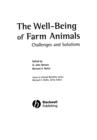 Image for The well-being of farm animals: challenges and solutions