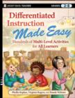 Image for Differentiated Instruction Made Easy