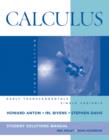 Image for Calculus Early Transcendentals Single Variable, Student Solutions Manual