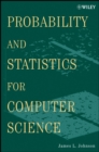 Image for Probability and Statistics for Computer Science