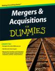 Image for Mergers and Acquisitions For Dummies