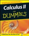 Image for Calculus II for Dummies