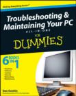 Image for Troubleshooting and Maintaining Your PC All-in-one Desk Reference For Dummies