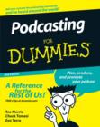 Image for Podcasting for dummies.