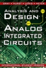 Image for Analysis and design of analog integrated circuits