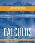 Image for Calculus : Student Solutions Manual