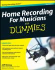 Image for Home recording for musicians for dummies