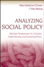 Image for Analyzing Social Policy