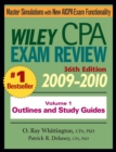 Image for Wiley CPA examination review  : outlines and study guides : v. 1 : Outlines and Study Guides