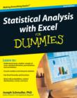 Image for Statistical Analysis with Excel For Dummies
