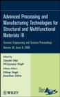 Image for Advanced processing and manufacturing technologies for structural and multifunctional materials  : ceramic engineering and science proceedingsVolume 30,: Issue 8