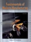 Image for Fundamentals of modern manufacturing  : materials, processes, and systems