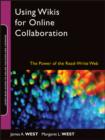 Image for Using Wikis for Online Collaboration: The Power of the Read-Write Web : 15