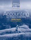Image for Study Guide Volume I to Accompany Accounting, 3r.ed