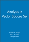 Image for Analysis in Vector Spaces Set