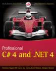 Image for Professional C` 4 and .NET 4