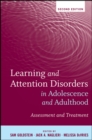Image for Learning and attention disorders in adolescence and adulthood  : assessment and areatment