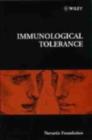 Image for Immunological tolerance.