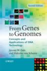 Image for From genes to genomes: concepts and applications of DNA technology